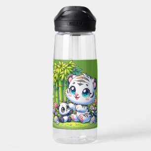 Bouteille D'eau Tigre et panda
