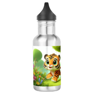 Bouteille D'eau Tigre mignon