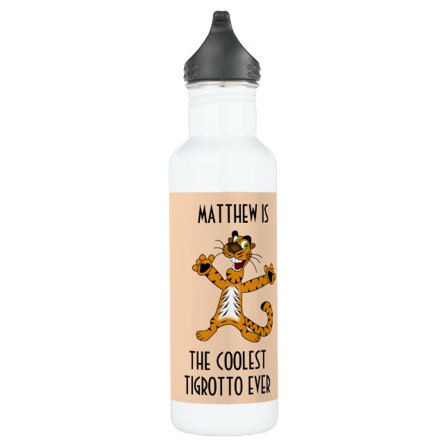 Bouteille D'eau Tigrotto blanc Orange Boy (Droite)