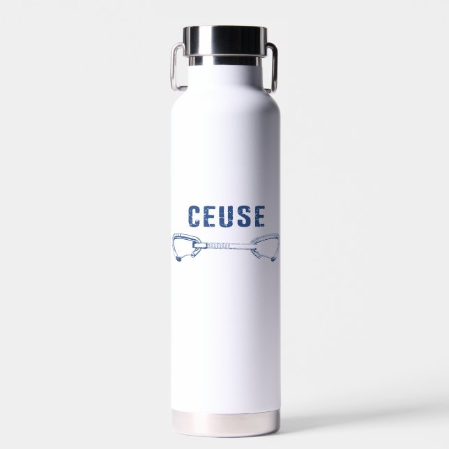 Bouteille D'eau Tirage rapide pour l'escalade de Ceuse France (Avant)