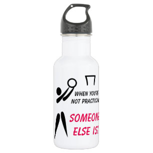 Bouteille D'eau Tireur Clipart de but et citation de net-ball