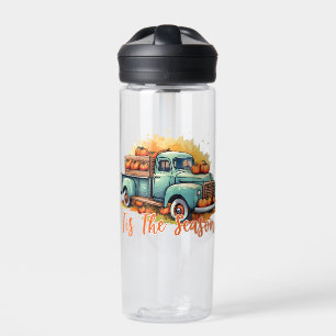 Bouteille D'eau 'Tis The Season - Camion rustique avec Citrouilles