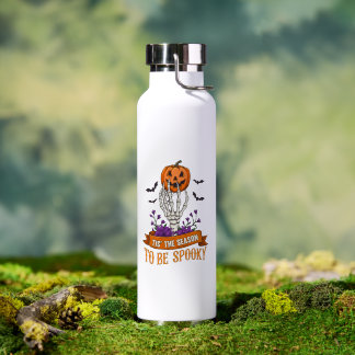 Bouteille D'eau Tis The Season To Be Spooky Skeleton Hand Hallowee