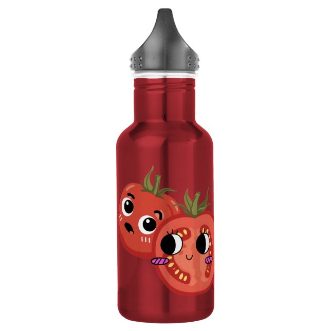 Bouteille D'eau Tomate en admiration  (Gauche)