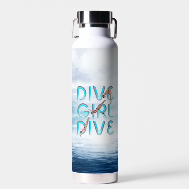 Bouteille D'eau TOP Dive Girl Dive (Avant)