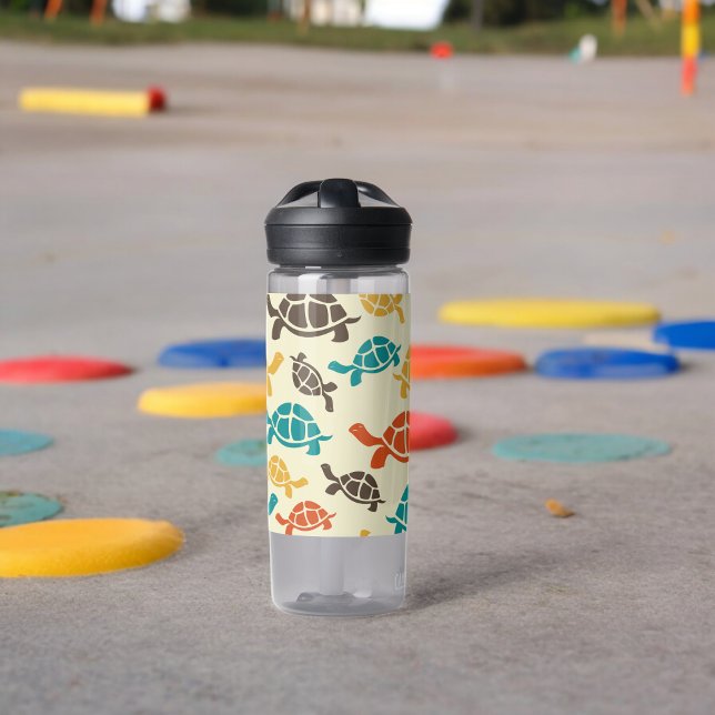 Bouteille D'eau Tortue multicolore (Water Bottle)