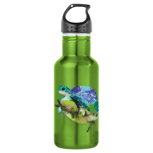 Bouteille D'eau Tortues de mer Eté Vie marine Vie marine (Devant)