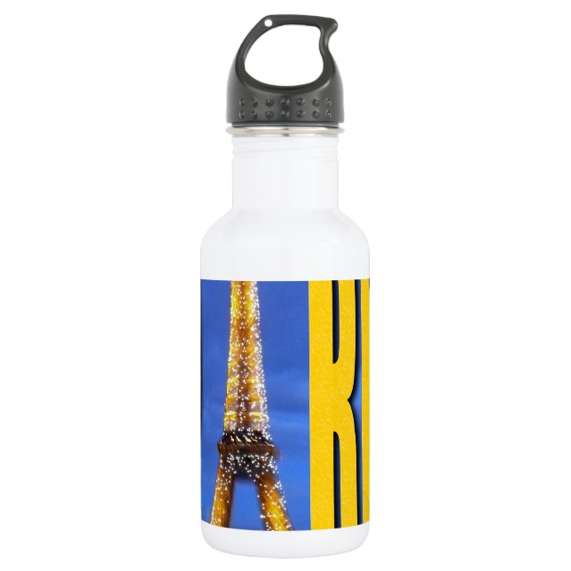 Bouteille D'eau Tour Eiffel Paris France (Devant)