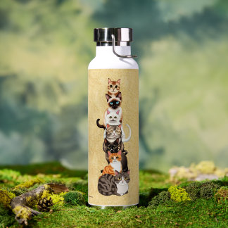 Bouteille D'eau Tour Félin Chat-Er-Pillar