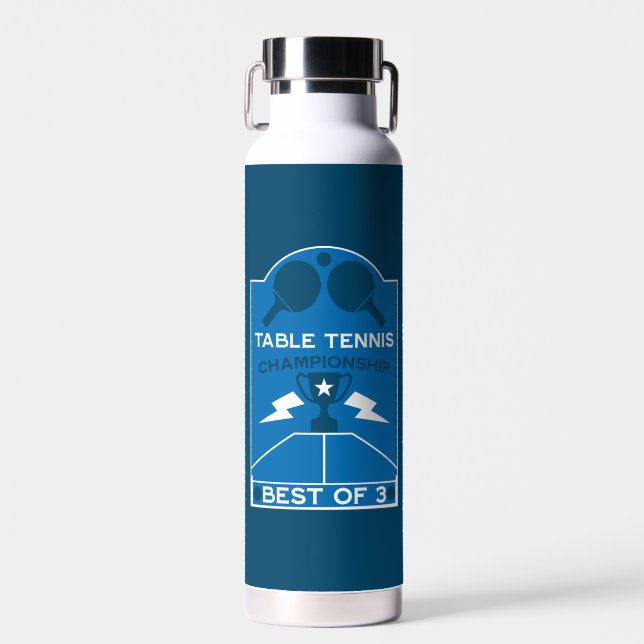 Bouteille D'eau Tournoi de tennis de table (Avant)