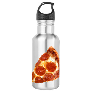 Bouteille D'eau Tranche de pizza pepperoni classique de SlipperyJo