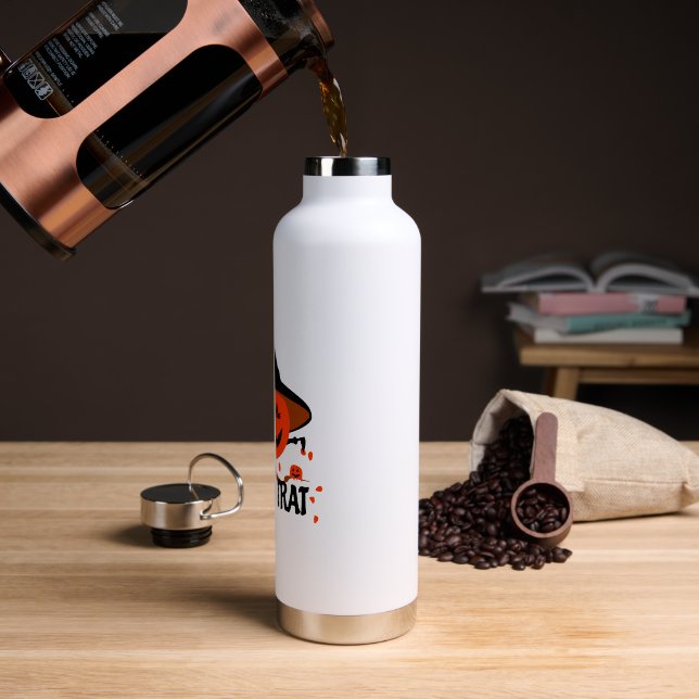 Bouteille D'eau Treck Trat Citrouille Sourire (Café)