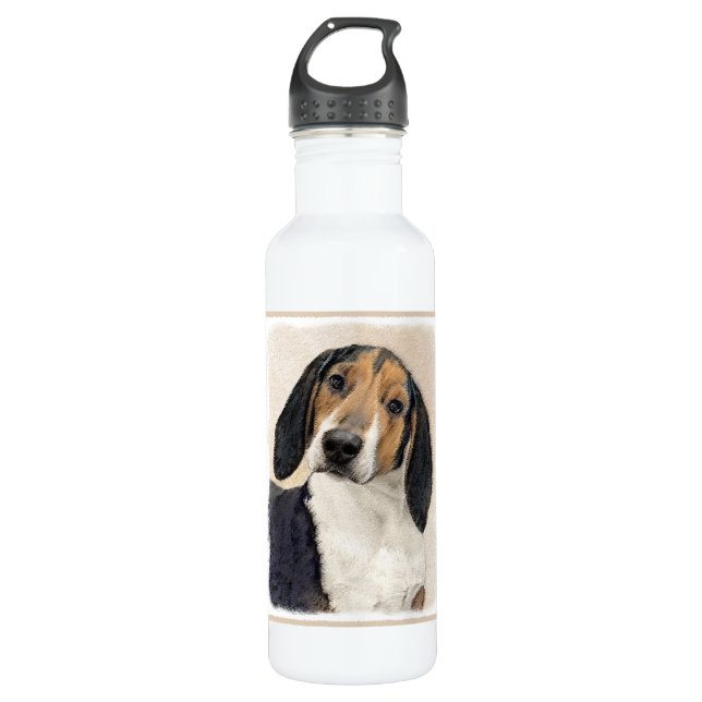 Bouteille D'eau Treeing Walker Coonhound Peinture - Art original (Devant)