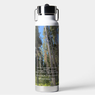 Bouteille D'eau Trees Forest Woods Thoreau Citation inspirante