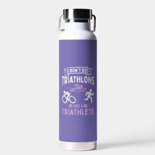 Bouteille D'eau Triathlon Funny