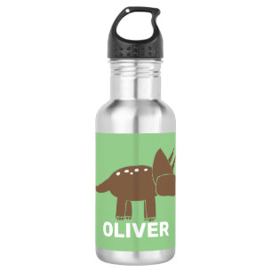 Bouteille D'eau Tricératops Brown Pour Enfants