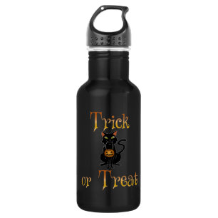 Bouteille D'eau Trick ou Treat Kitty