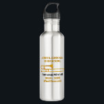 Bouteille D'eau Trombone High School Band Gold Personalized<br><div class="desc">This modern custom gold high school marching band stainless steel water bottle features the student and band name under the trombone instrument. Customize for symphonic,  wind ensemble,  or concert band members or their director for a great graduation keepsake gift.</div>