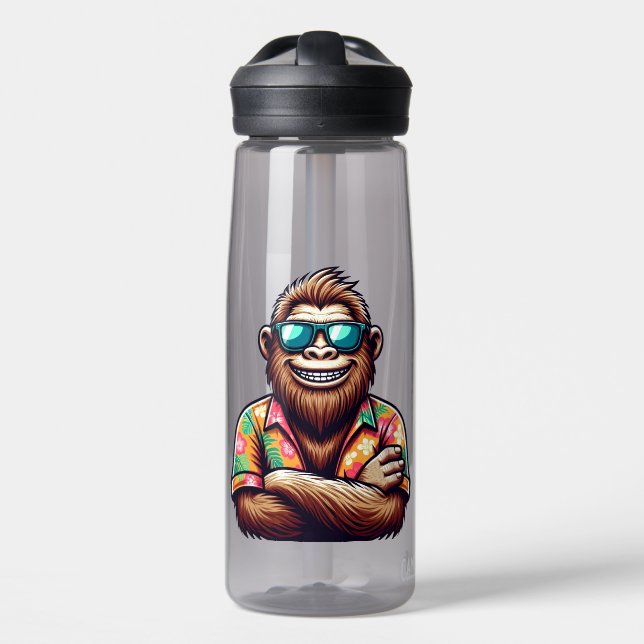 Bouteille D'eau Tropical/beach yeti/bigfoot (Avant)