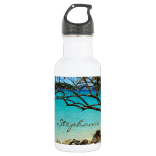Bouteille d'eau tropicale de St John USVI de baie