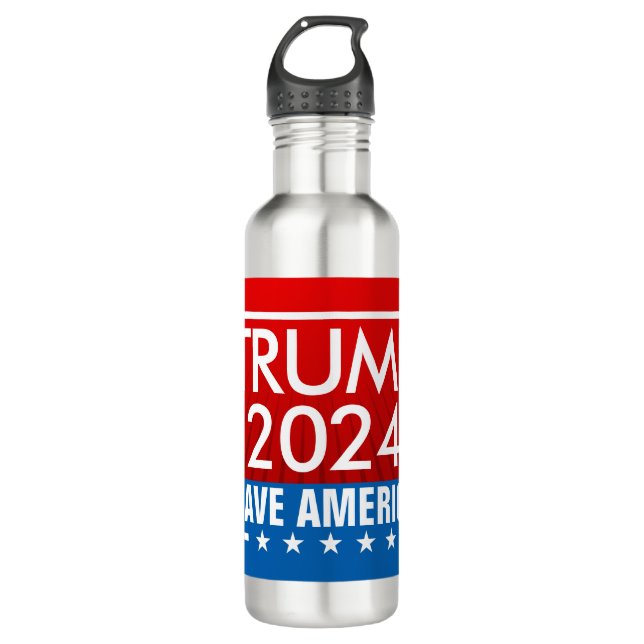 Bouteille D'eau Trump 2024 Save America Graphic (Devant)