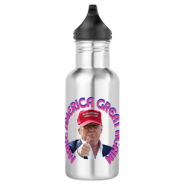 Bouteille d'eau Trump Lover (18 oz) (Droite)