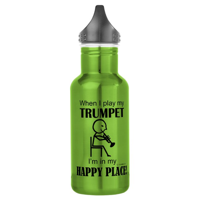 Bouteille D'eau Trumpet Happy Place (Gauche)
