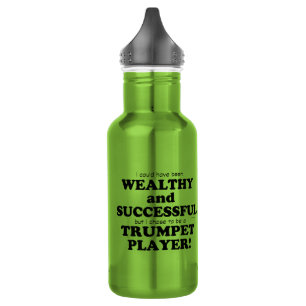 Bouteille D'eau Trumpet riche et réussi