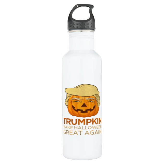 Bouteille D'eau Trumpkin Halloween Funny Classic (Devant)