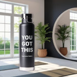 Bouteille D'eau Tu As Ça | Nom personnalisé simple<br><div class="desc">Tu As Ça | Simple Nom Personnalisé Design de Bouteille d'Eau Isolée en Cuivre tendance. Vous pouvez laisser les mots "VOUS AVEZ CECI" ou personnaliser avec votre propre texte. Ajoutez-y votre nom. Il est simple et facile de customiser à votre besoin. Parfait pour aller à l'université cadeaux ou pour quelqu'un...</div>