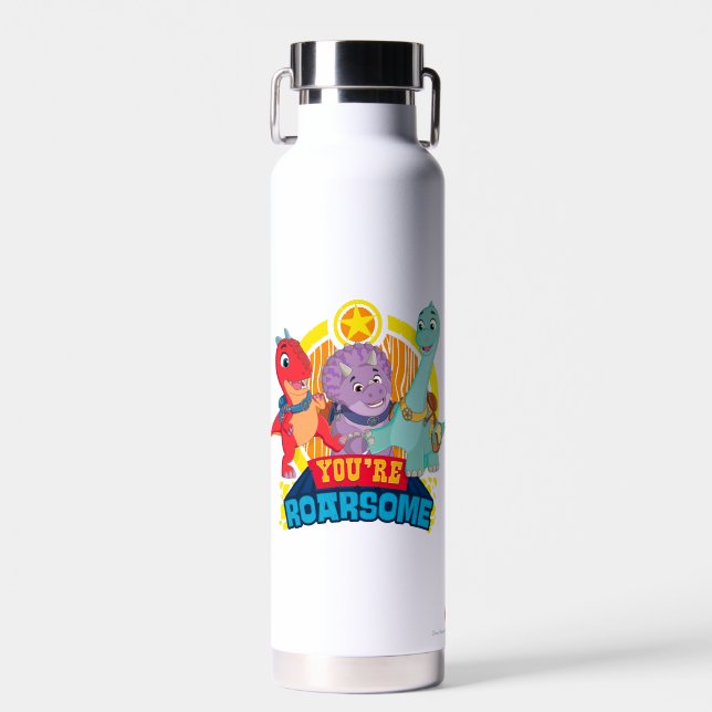 Bouteille D'eau Tu es Roarsome | Dino Ranch (Avant)