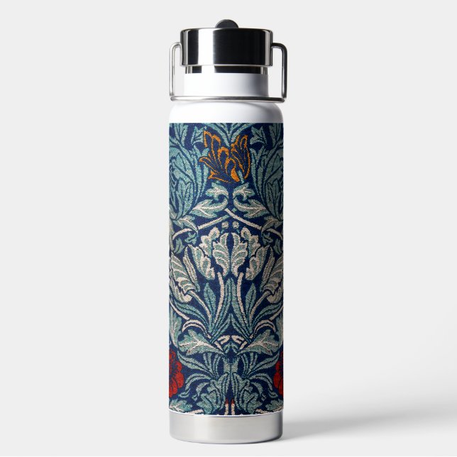 Bouteille D'eau Tulipe et Rose, William Morris (Arrière)