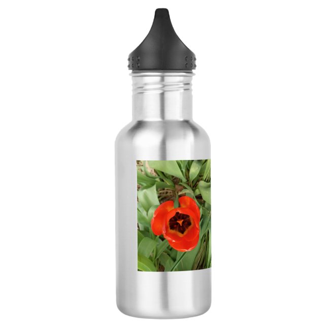 Bouteille d'eau Tulipe Rouge (Gauche)