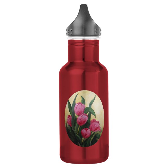 Bouteille D'eau Tulipes (Gauche)