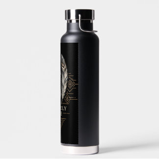 Bouteille D'eau Tumbler Silhouette Minimaliste Fièrement Libre