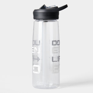 Bouteille D'eau Typographie de gym amusante pour les amateurs de m