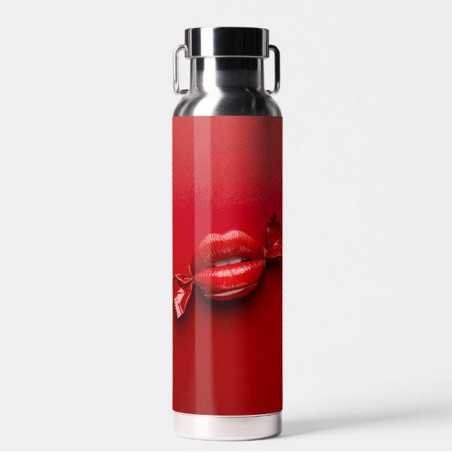 Bouteille D'eau un bonbon rouge (Avant)