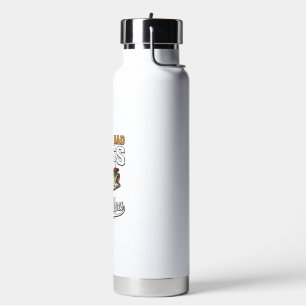 Bouteille D'eau Un mauvais design vectoriel vintage de pêche de gr