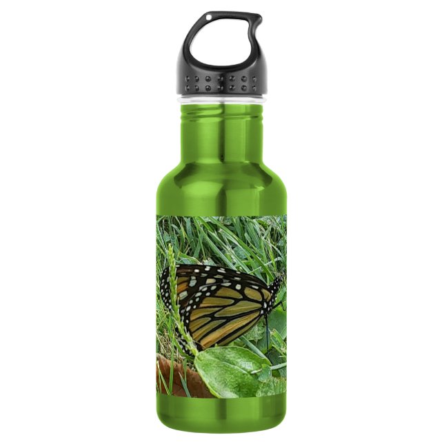 Bouteille D'eau Un papillon monarque (Devant)