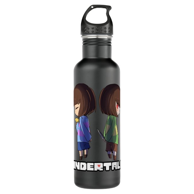 Bouteille D'eau Undertale - chara and frisk  (Devant)