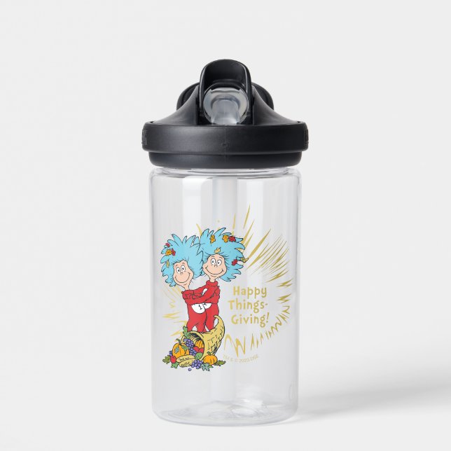 Bouteille D'eau Une Chose Deux Joyeuses Choses Qui Donnent ! (Avant)