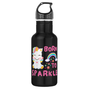 Bouteille D'eau Unicorn Fan Club Magique Enfants