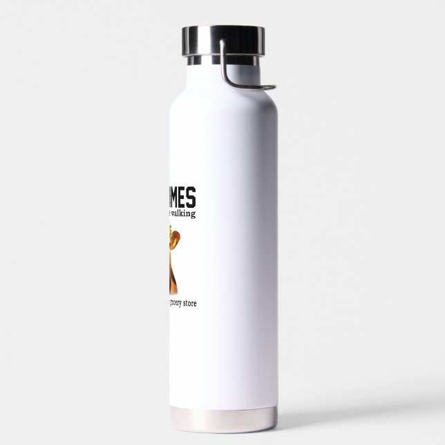 Bouteille D'eau Vache Parfois, J'Ai De La Rage De Route À Marcher  (Gauche)