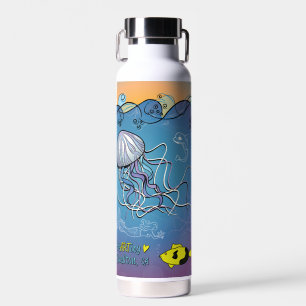 Bouteille d'eau - Vagues de gelée - Buellton.Art