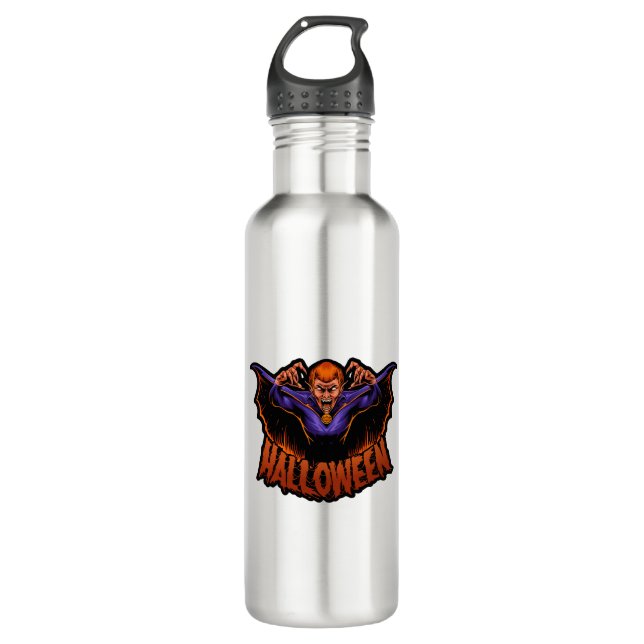 Bouteille D'eau vampire halloween t-shirt halloween (Devant)