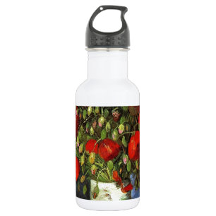 Bouteille D'eau Vase par Red Poppies Vincent van Gogh