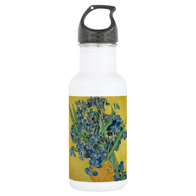 Bouteille D'eau Vase Van Gogh avec Iris Classic Impressionnisme (Devant)