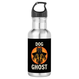 Bouteille D'eau Vecteur d'horreur Halloween Fantôme de Chien