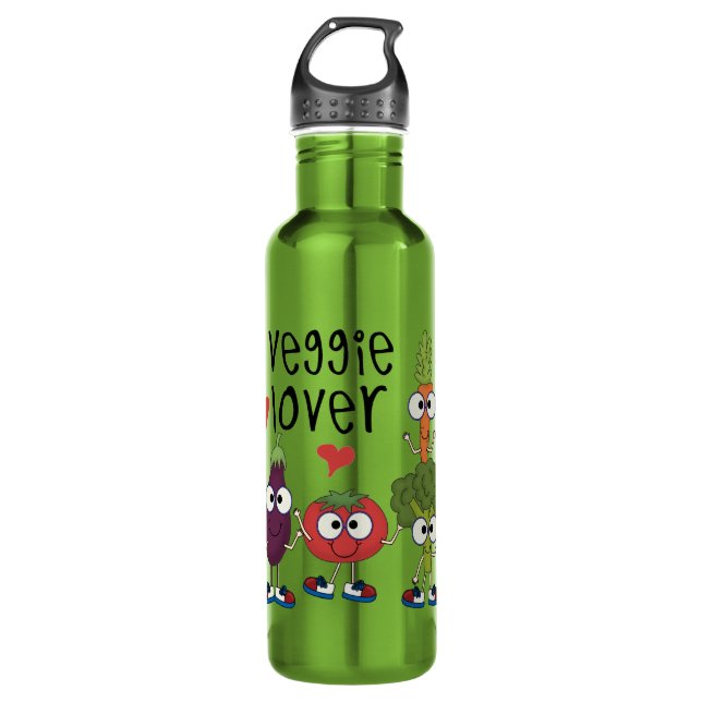 Bouteille D'eau Veggie Lover (Devant)