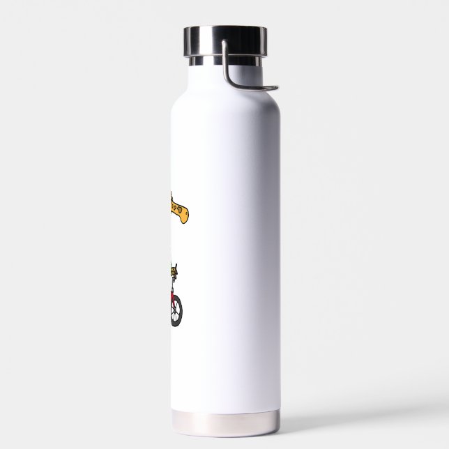 Bouteille D'eau Vélo cool Giraffe équitation (Gauche)